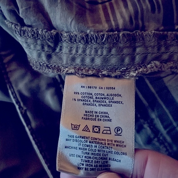 Anthropologie relaxed fit Chino Pants Size 28 - Picture 2 of 7